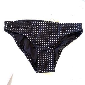 Shoshanna Black & White Swim Bikini Bottom Small NWT